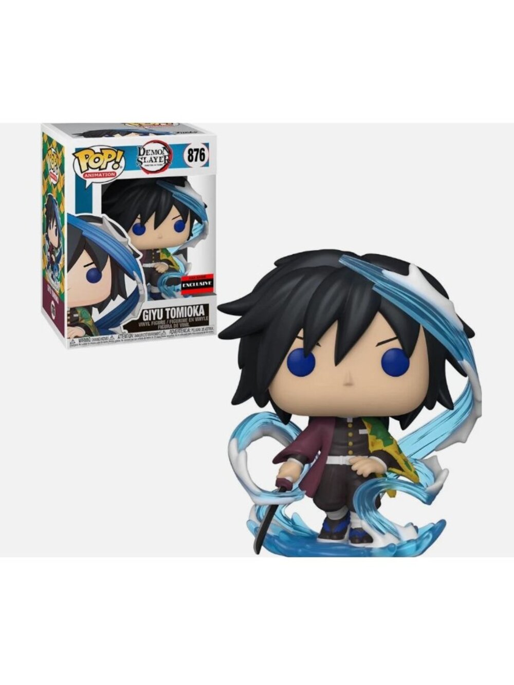 Funko Pop! AAA Anime Exclusive Demon Slayer Giyu Tomioka Vinyl Figure #876 Colle